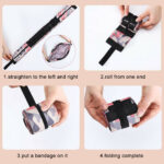 ⁦شنطة تسوق وسفر جامبو لحمل جميع المشتريات والمتعلقات قابلة للطي بيد لسهولة الحمل باشكال مختلفة⁩ - الصورة ⁦6⁩