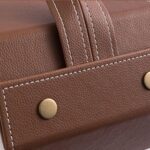 ⁦شنطة تنظيم وحمل النظارات الشمسية والطبية 6 فتحات قابله للطي بيد للتعليق⁩ - الصورة ⁦4⁩