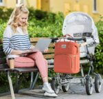 شنطة سرير اطفال 2 في 1 وتربروف لحمل جميع المتعلقات بسرير لتغير البامبرز ونوم البيبي في الخارج - الصورة 5