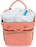 شنطة سرير اطفال 2 في 1 وتربروف لحمل جميع المتعلقات بسرير لتغير البامبرز ونوم البيبي في الخارج - الصورة 7