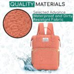 شنطة سرير اطفال 2 في 1 وتربروف لحمل جميع المتعلقات بسرير لتغير البامبرز ونوم البيبي في الخارج - الصورة 8