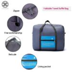 ⁦شنطة سفر وتربروف قابلة للطي كبيرة لتسع كافة المتعلقات الشخصية⁩ - الصورة ⁦5⁩