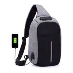 ⁦شنطة كتف رجالي برقم سري للحماية من السرقه ووصلة يو اس بي وتربروف⁩ - الصورة ⁦2⁩