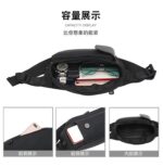 ⁦شنطة كروس رجالي 3 جيب وتربروف للحفاظ علي المتعلقات الشخصية⁩ - الصورة ⁦4⁩