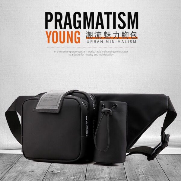 شنطة كروس رجالي وتربروف ب 4 جيوب واسعة لحمل جميع المتعلقات