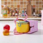 ⁦شنطة لانش بوكس جلد حرارية لحفظ الطعام والمشروبات للشغل والمدرسة⁩ - الصورة ⁦4⁩