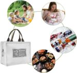 ⁦شنطة لانش بوكس جلد حرارية لحفظ الطعام والمشروبات للشغل والمدرسة⁩ - الصورة ⁦5⁩