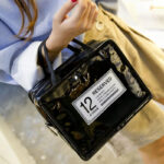 ⁦شنطة لانش بوكس جلد حرارية لحفظ الطعام والمشروبات للشغل والمدرسة⁩ - الصورة ⁦8⁩