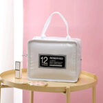 ⁦شنطة لانش بوكس جلد حرارية لحفظ الطعام والمشروبات للشغل والمدرسة⁩ - الصورة ⁦9⁩