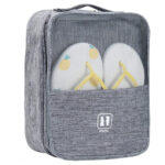 ⁦شنطة منظم للاحذية وتربروف كبيرة تحمل 3 ازواج بيد تعلق علي حقائب السفر لسهولة التحرك⁩ - الصورة ⁦7⁩