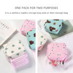 ⁦شنطة ميني لحمل وتخزين الفوط الصحية وتربروف⁩ - الصورة ⁦8⁩