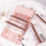 ⁦شنطة ميك اب وتربروف 4 قطع قابلة للفصل للخروج والسفر⁩ - الصورة ⁦3⁩