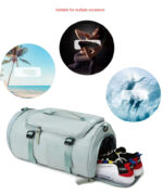 ⁦شنطة ووتربروف 3 في 1 كتف وظهر ويد للجيم والسفر بجزء خاص للحذاء⁩ - الصورة ⁦3⁩