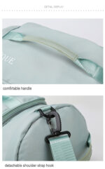 ⁦شنطة ووتربروف 3 في 1 كتف وظهر ويد للجيم والسفر بجزء خاص للحذاء⁩ - الصورة ⁦5⁩