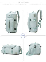 ⁦شنطة ووتربروف 3 في 1 كتف وظهر ويد للجيم والسفر بجزء خاص للحذاء⁩ - الصورة ⁦8⁩