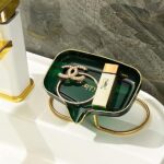 ⁦صبانة اكريليك بحامل معدن باللون الذهبي وفتحه لتصريف المياه⁩ - الصورة ⁦5⁩