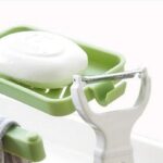 ⁦صبانه حنفية  مع حامل للفوط والليف بفتحات لتصريف المياه للمطبخ والحمام⁩ - الصورة ⁦5⁩