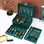 ⁦صندوق تنظيم المجوهرات والإكسسوارات الكبير والأنيق⁩ - الصورة ⁦6⁩