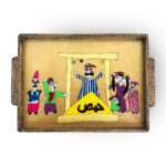 ⁦صينية تقديم خشب باشكال مختلفة ويد لسهولة الحمل⁩ - الصورة ⁦6⁩