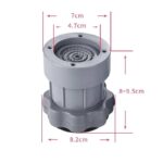 ⁦طقم ارجل لرفع وتثبيت ومنع اهتزاز الغسالات والثلاجات والأثاث 4 قطع⁩ - الصورة ⁦6⁩