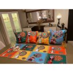 ⁦طقم اكياس مخدات الليلة الكبيرة 4 قطع مع مفرش انترية⁩ - الصورة ⁦2⁩