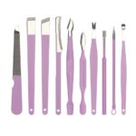 ⁦طقم باديكير للعناية بأظافر اليد والقدم 16 قطعة محمول لشنط السفر والخروج⁩ - الصورة ⁦4⁩