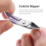 ⁦طقم باديكير للعناية بأظافر اليد والقدم 16 قطعة محمول لشنط السفر والخروج⁩ - الصورة ⁦7⁩