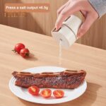 ⁦طقم توابل مغناطيس حائطي 6 قطع بحامل وجزء شفاف لسهولة رؤية المحتويات⁩ - الصورة ⁦3⁩