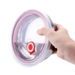 ⁦طقم ثلاجة استانلس ستيل بغطاء محكم الغلق 3 قطع أحجام مختلفة⁩ - الصورة ⁦6⁩