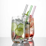 ⁦طقم شاليموه زجاج 4 قطع بأشكال مختلفة قابل لإعادة الأستخدام مع فرشة لسهولة التنظيف⁩ - الصورة ⁦3⁩