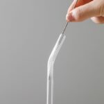 ⁦طقم شاليموه زجاج 4 قطع بأشكال مختلفة قابل لإعادة الأستخدام مع فرشة لسهولة التنظيف⁩ - الصورة ⁦8⁩