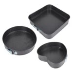 ⁦طقم صوانى كيك تيفال كلبس ٣ اشكال دائرى ومربع وقلب⁩ - الصورة ⁦6⁩