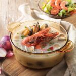 ⁦طقم عشاء 5 قطع لتقديم الطعام علي السفرة من الزجاج⁩ - الصورة ⁦3⁩