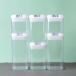 ⁦طقم علب حفظ الطعام 6 قطع مختلفة الاحجام للبقوليات والكاندي متعددة الاستخدام⁩ - الصورة ⁦4⁩