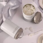 ⁦طقم علب للشاي والقهوة والسكر معدن غير قابل للصدأ بغطاء بيد لسهولة الفتح 3 قطع⁩ - الصورة ⁦3⁩