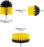 ⁦طقم فرش تثبت علي الشنيور 3 قطع لتنظيف الاحواض والاسطح والسيارات متعدد الاستخدام⁩ - الصورة ⁦9⁩