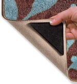 ⁦طقم مثبت سجاد ومشايات 4 قطع لاصق قابل للغسيل قابل لإعادة الأستخدام⁩ - الصورة ⁦3⁩