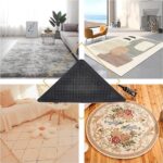 ⁦طقم مثبت سجاد ومشايات 4 قطع لاصق قابل للغسيل قابل لإعادة الأستخدام⁩ - الصورة ⁦6⁩