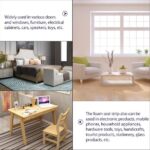 عازل الاصوات ومانع الاتربه الاسفنجي للابواب والالوميتال 5 متر - الصورة 4