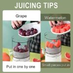 ⁦عصارة فواكه كهربائية للبرتقال والبطيخ والتوت قابلة للشحن بمنفذ يو اس بي محمولة وسهلة الاستخدام⁩ - الصورة ⁦4⁩