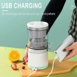 ⁦عصارة فواكه كهربائية للبرتقال والبطيخ والتوت قابلة للشحن بمنفذ يو اس بي محمولة وسهلة الاستخدام⁩ - الصورة ⁦7⁩