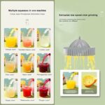 ⁦عصارة فواكه كهربائية للبرتقال والبطيخ والتوت قابلة للشحن بمنفذ يو اس بي محمولة وسهلة الاستخدام⁩ - الصورة ⁦8⁩