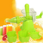 ⁦عصارة فواكه يدوية للبرتقال والبطيخ والتفاح باكواب شفط لضمان الثبات بكوب ومصفاه⁩ - الصورة ⁦11⁩