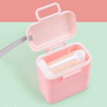 ⁦علبة حفظ وتخزين اللبن البودرة والنيسكافيه والكورن فليكس والكاندي والفواكه المجففة محكمة الغلق⁩ - الصورة ⁦7⁩