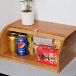 ⁦عياشة وحافظة طعام وخضروات وفواكه خشب بمقبض وغطاء للحفاظ علي المحتويات⁩ - الصورة ⁦4⁩