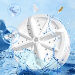 ⁦غسالة كهربائية ميني محمولة للسفر تعمل بالموجات فوق الصوتية لتنظيف الملابس والاواني بوصلة يو اس بي⁩ - الصورة ⁦4⁩