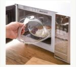 ⁦غطاء طعام الميكرويف بيد لتوزيع الحرارة بالتساوي والحفاظ على الميكرويف من الأتساخ⁩ - الصورة ⁦11⁩