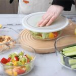 ⁦غطاء طعام سيليكون لحفظ وحماية الطعام من الحشرات قابل للغسيل لإعادة الأستخدام⁩ - الصورة ⁦2⁩