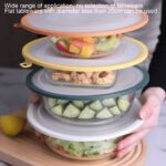 ⁦غطاء طعام سيليكون لحفظ وحماية الطعام من الحشرات قابل للغسيل لإعادة الأستخدام⁩ - الصورة ⁦5⁩