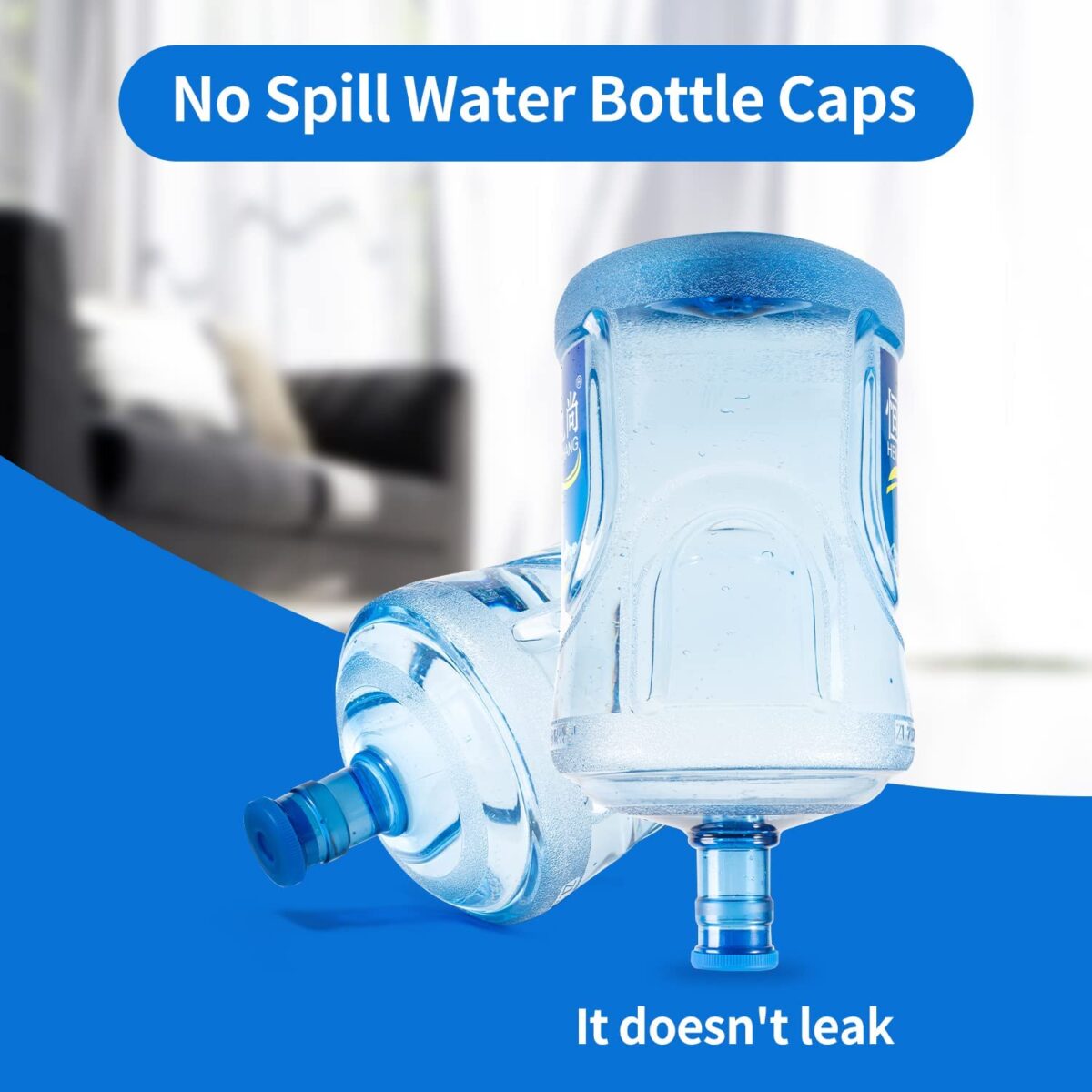 ⁦غطاء قارورة سيليكون لمنع سقوط وتسريب المياه اثناء التركيب⁩ - الصورة ⁦3⁩